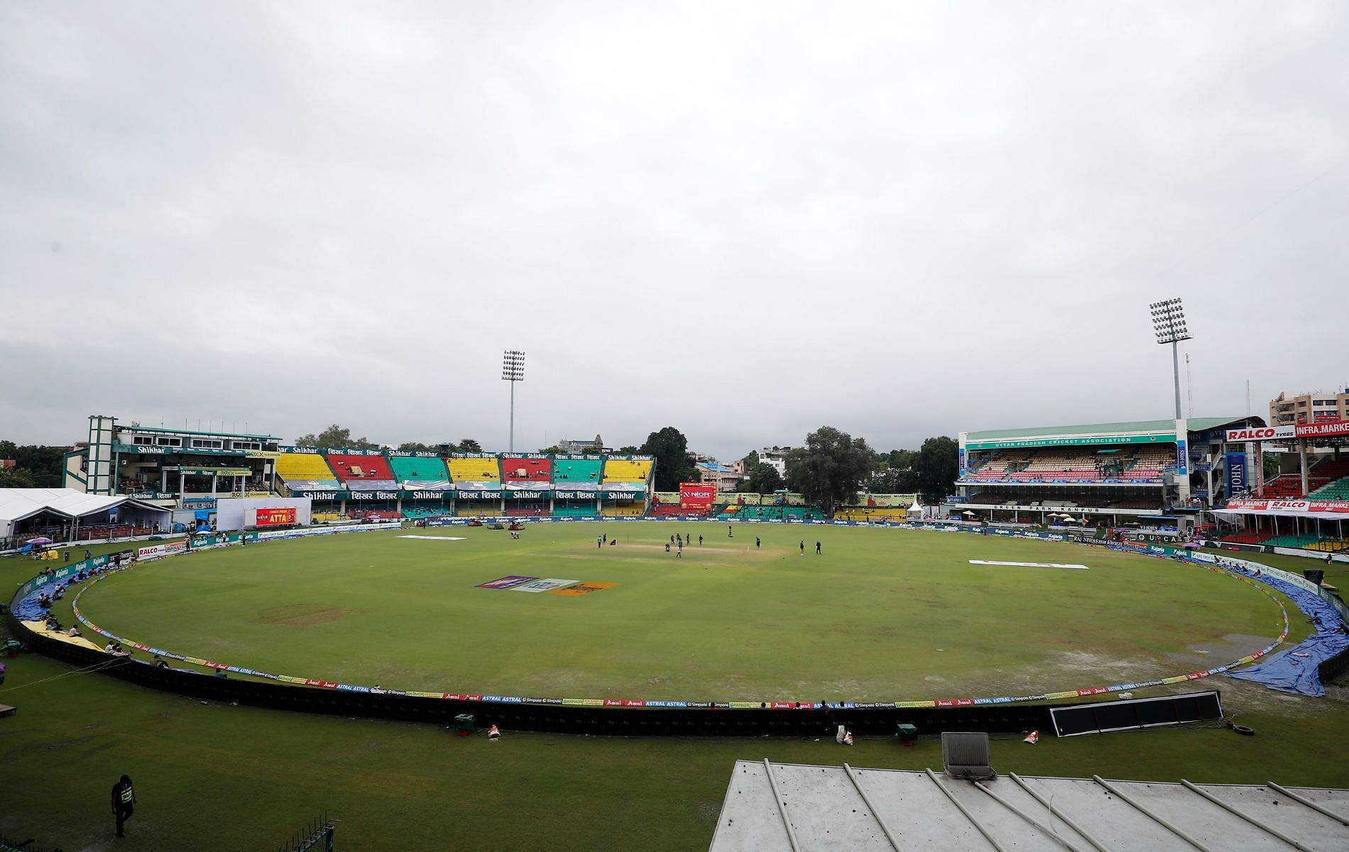 Day 3 of IND vs BAN 2024 2nd Test was called off due to wet outfield. (Pic: BCCI/X)