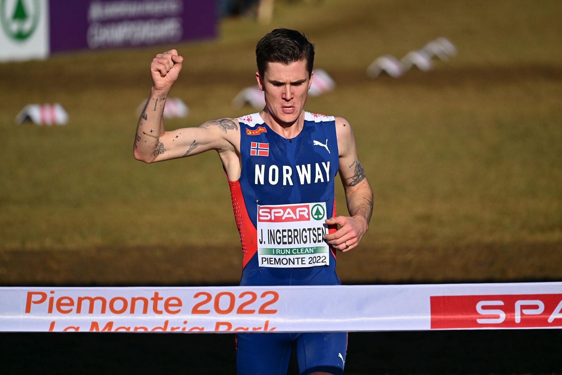 Jakob Ingebrigtsen at European Cross Country Championships 2022. (Photo by Marco Mantovani/Getty Images)