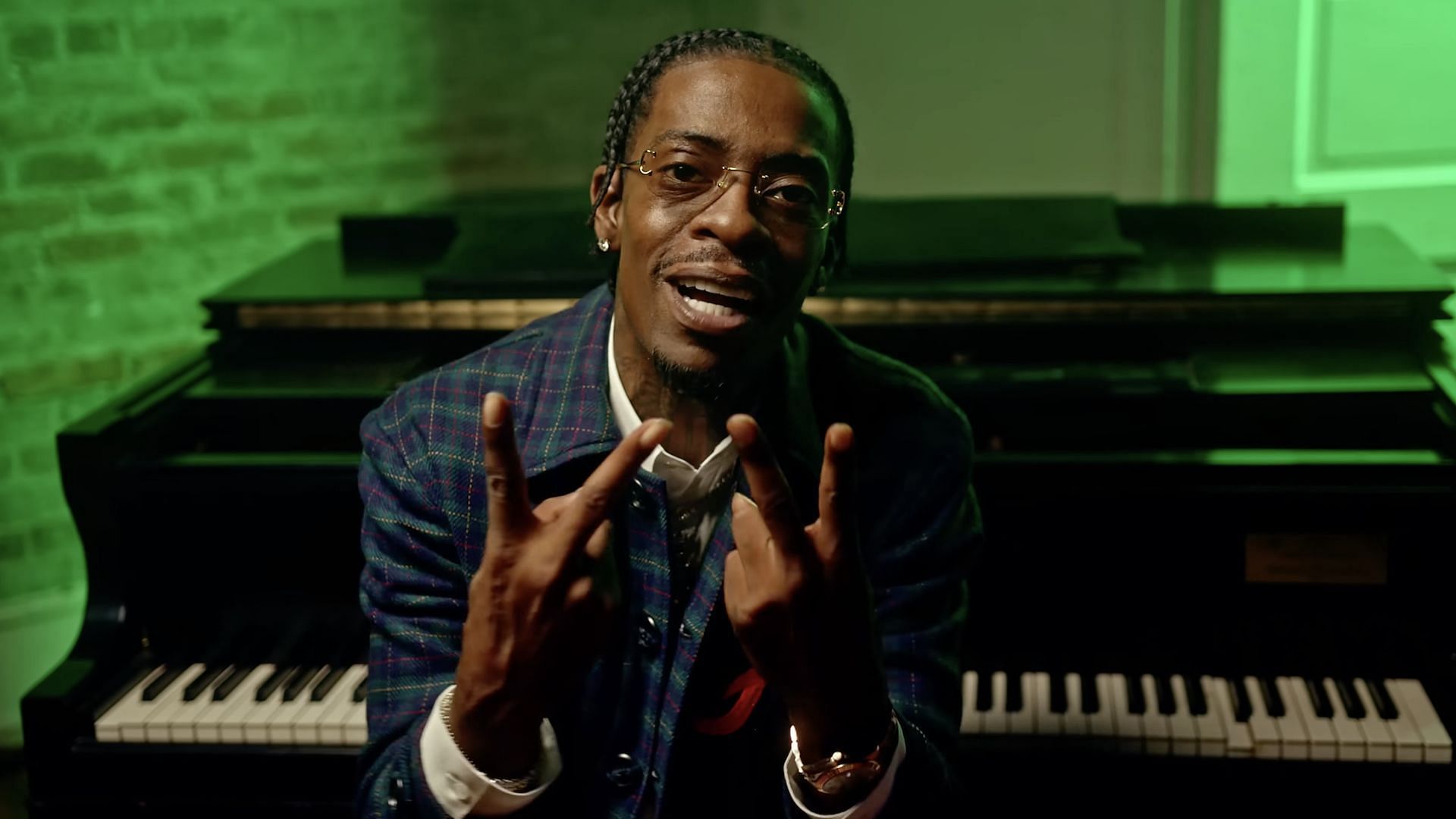 Rich Homie Quan in the music video for &#039;To Be Worried&#039; uploaded to YouTube on May 17, 2021 (Image via YouTube/@WERICHHOMIE)