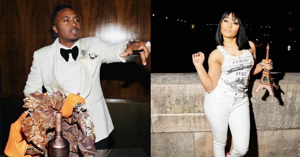 Nas - left, Nicki Minaj - right (Images via Instagram/@nas @nickiminaj)