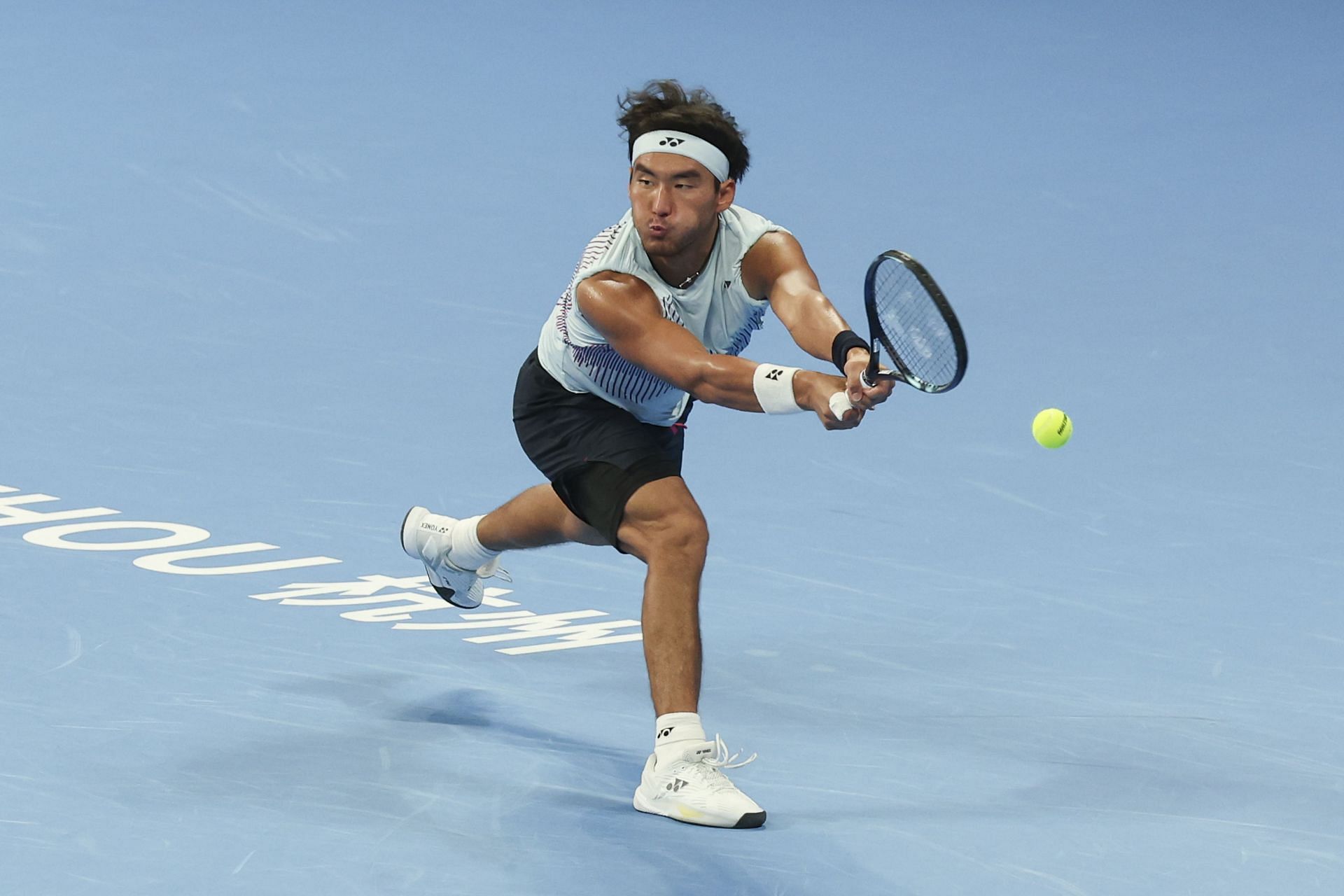 Bu Yunchaokete at the 2024 ATP250 Hangzhou Open - Day 7 - Source: Getty