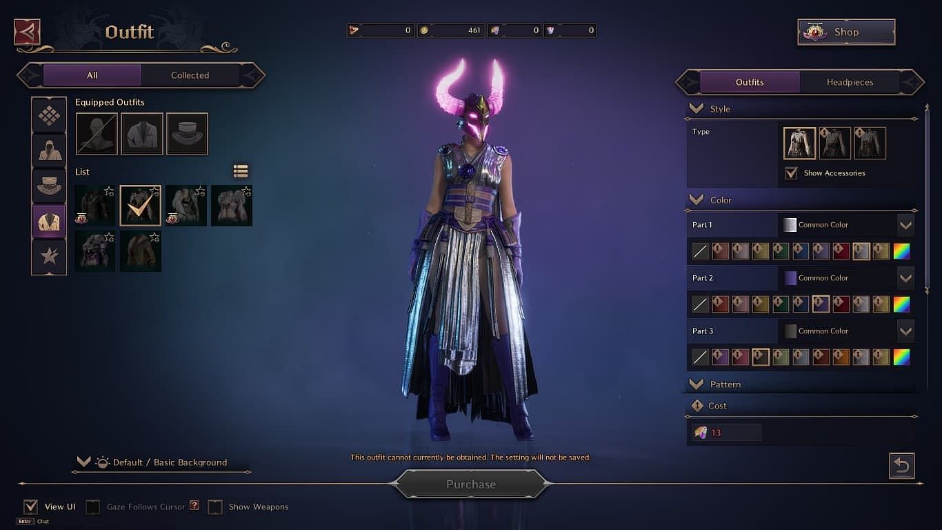 Throne and Liberty cosmetics can be equipped to replace the armor visuals on any slot (Image via NCSoft)