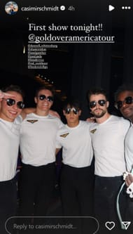 Screenshot of Casimir Schmidt's Instagram story