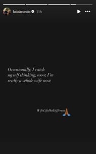@latoiarondo Instagram story