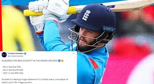 "One player to watch out in IPL mega auction" - Fans react as Ben Duckett scores century in ENG vs AUS ODI series decider