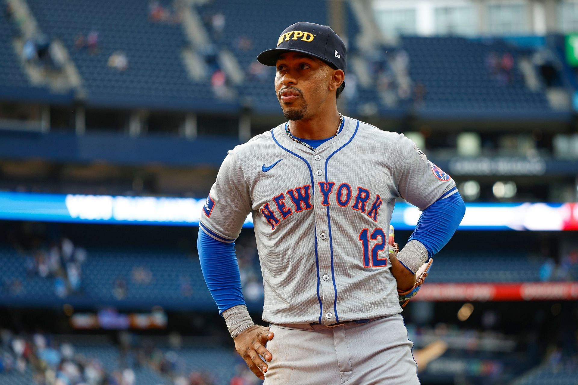 Francisco Lindor against the Toronto Blue Jays (Image source - Getty)