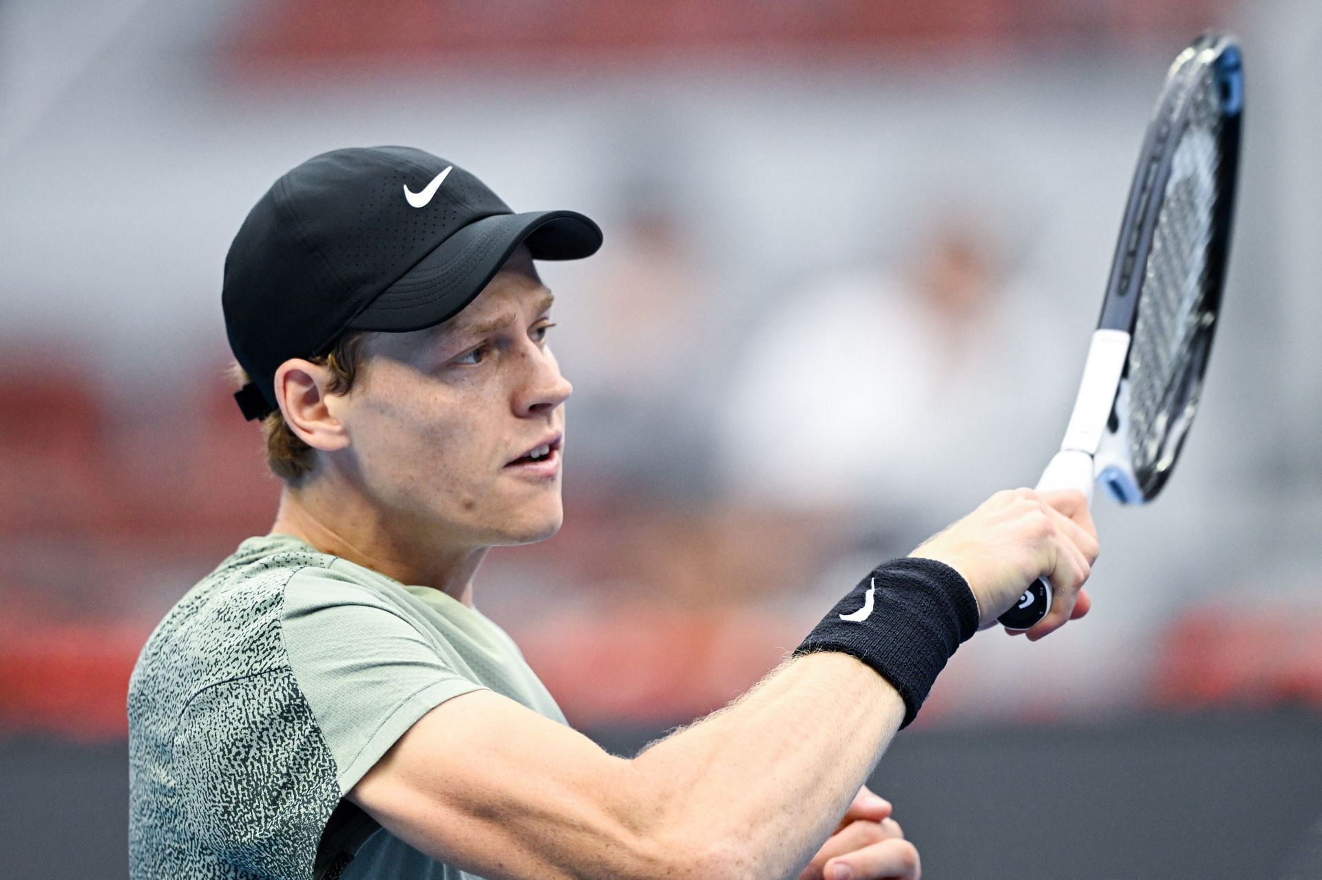 Jannik Sinner in action at the China Open (Image Source: Getty)