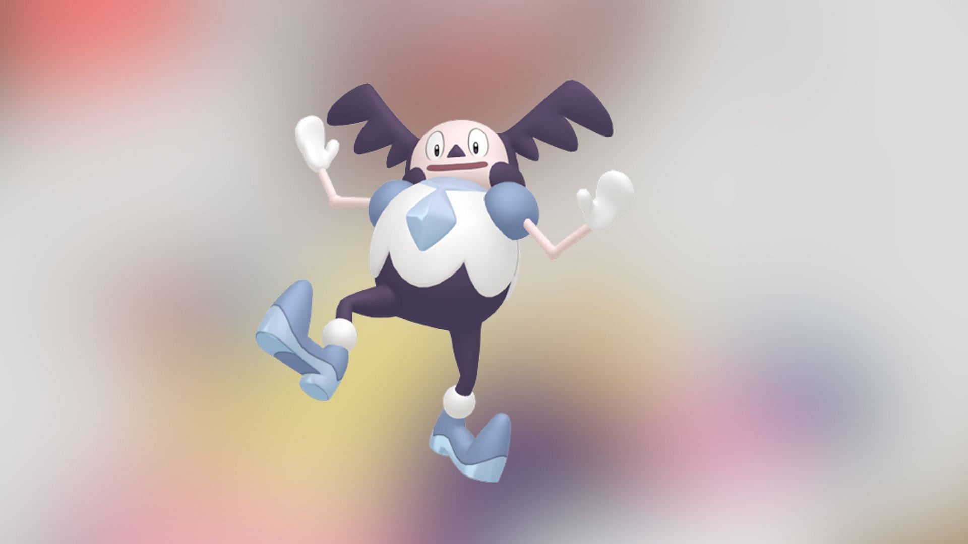 Shiny Galarian Mr. Mime in Pokemon GO. (Image via The Pokemon Company/Niantic)