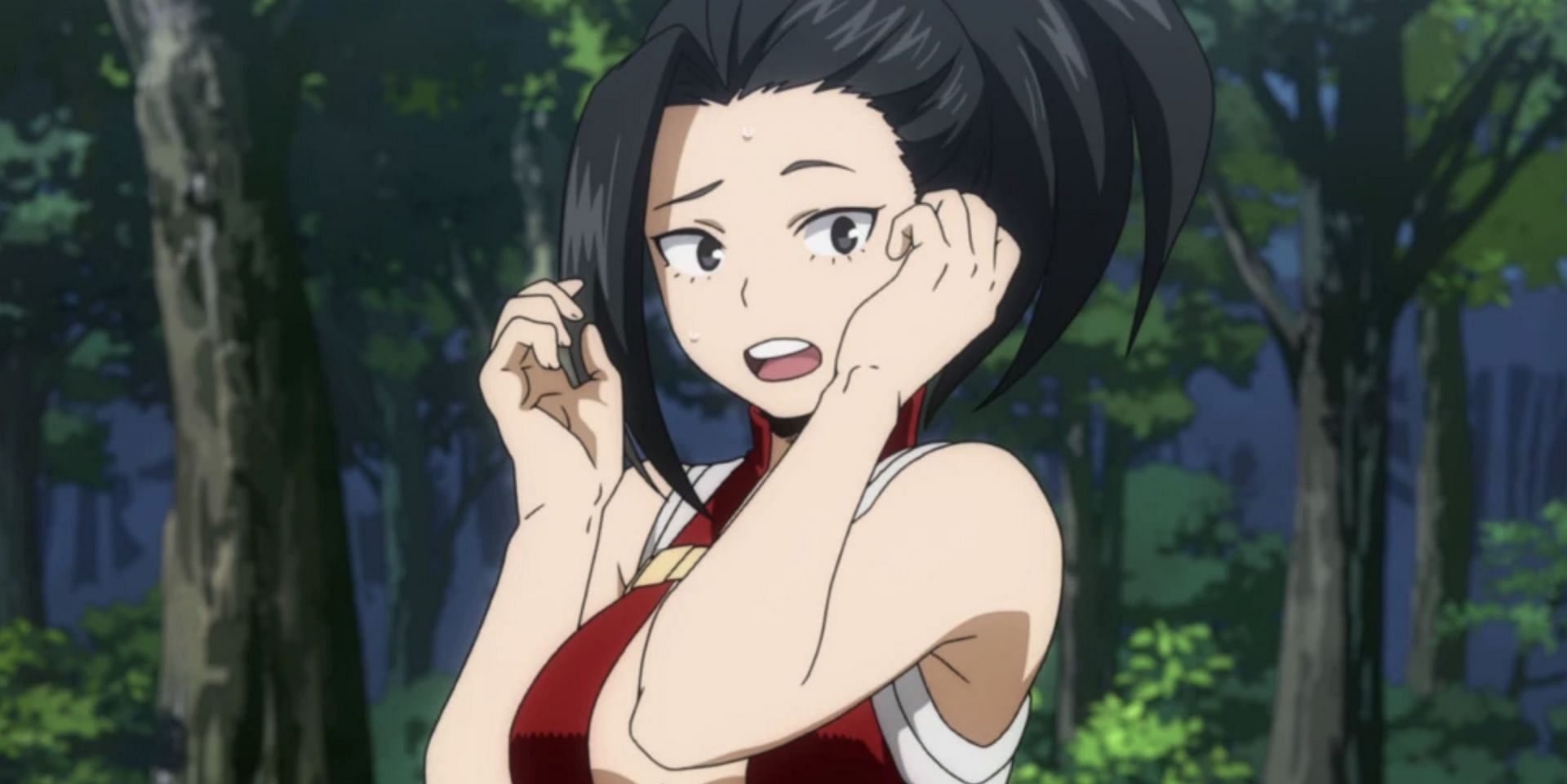 Momo Yaoyorozu as seen in anime (Image via Studio Bones)