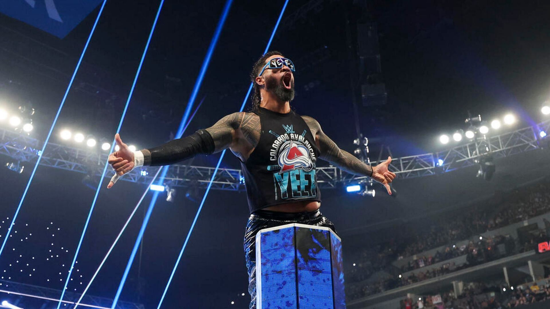 Jey Uso moved to WWE RAW after quitting The Bloodline. [Image Source: WWE.com]