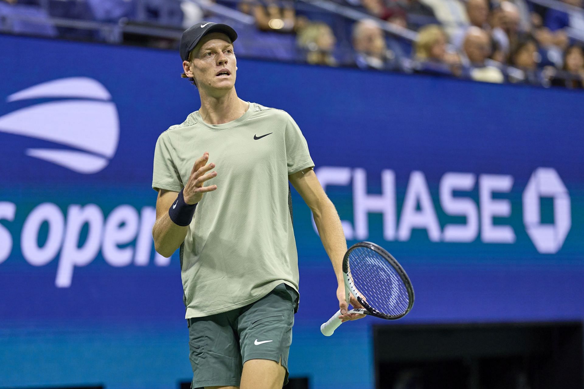 Jannik Sinner at the 2024 US Open (Source: Getty)