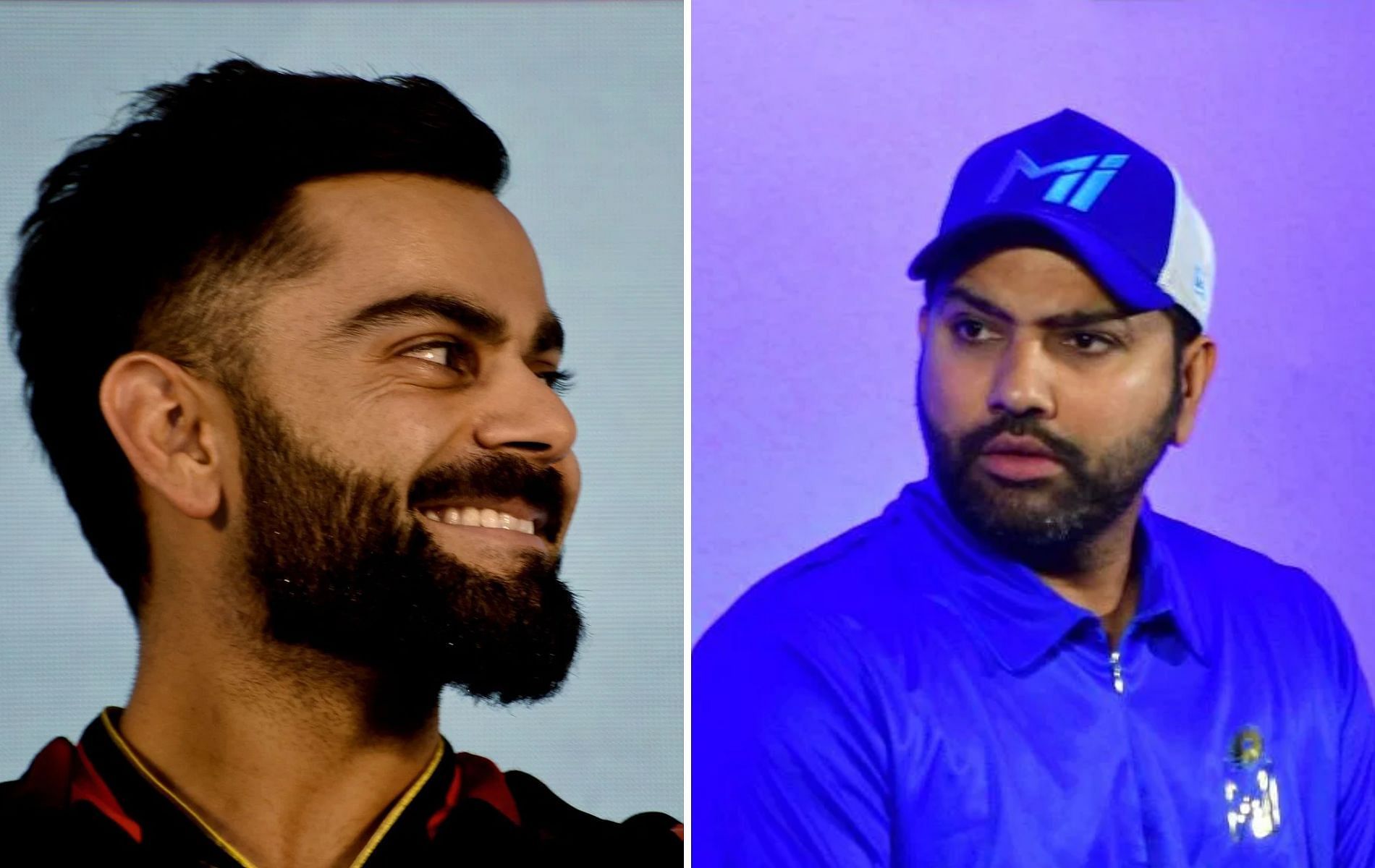 Virat Kohli (L) and Rohit Sharma (R). (Pics: Getty)