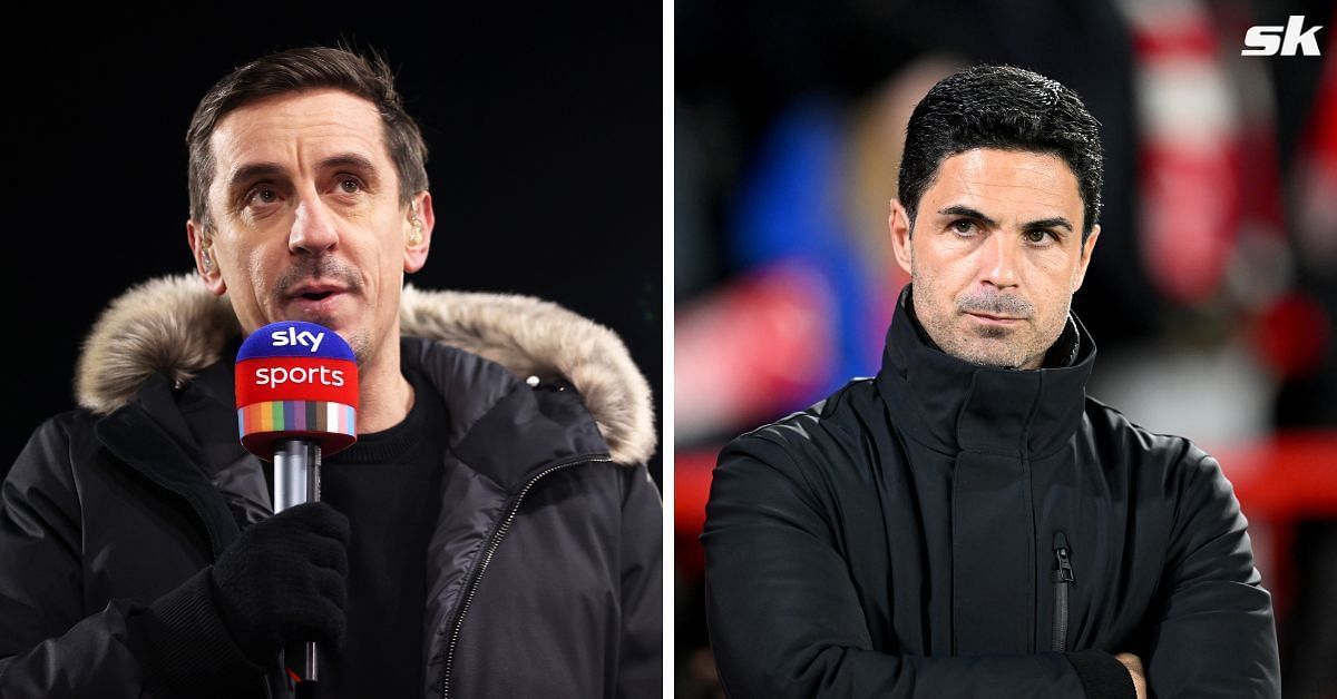 Gary Neville offers solution to Mikel Arteta