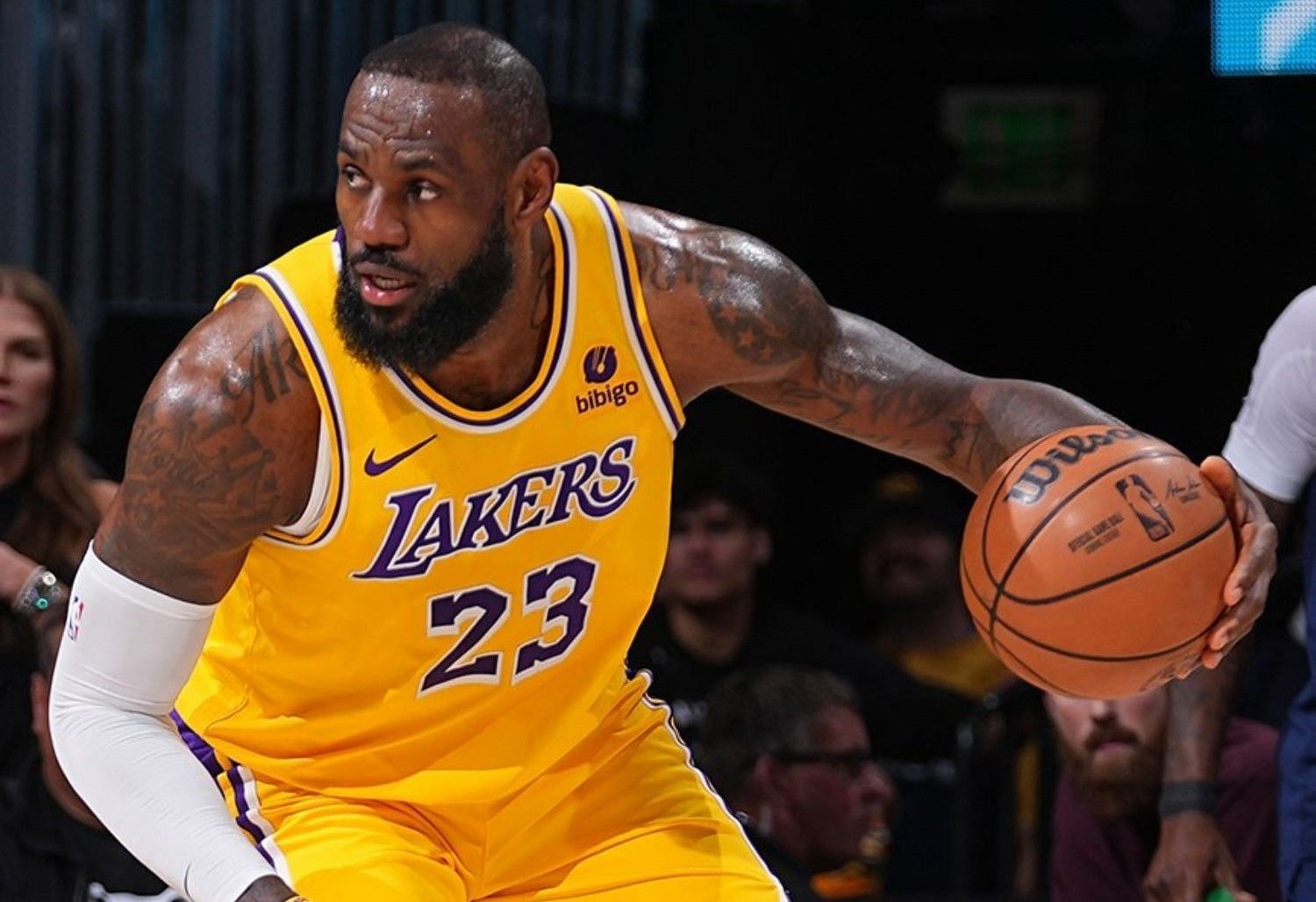 LeBron James gives candid reaction to 50-point game record. (Photo from LA Lakers X page)