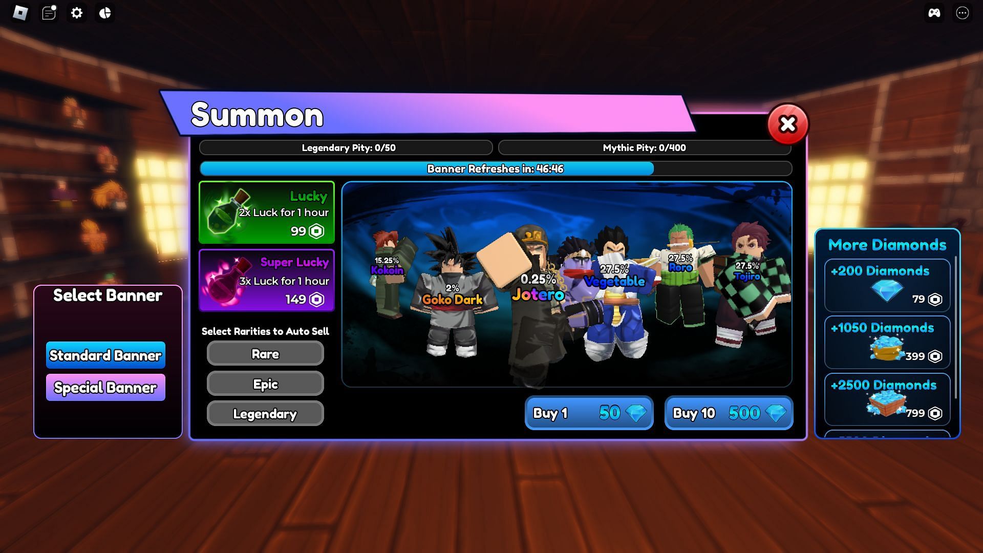 You can summon units through this portal (Image via Roblox)