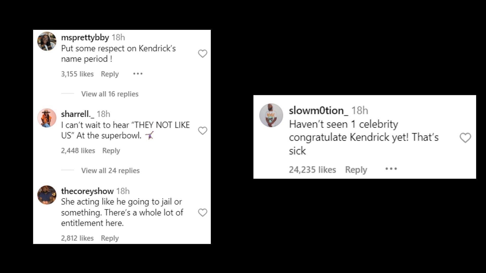 Online reactions (Image via Instagram/theshaderoom)