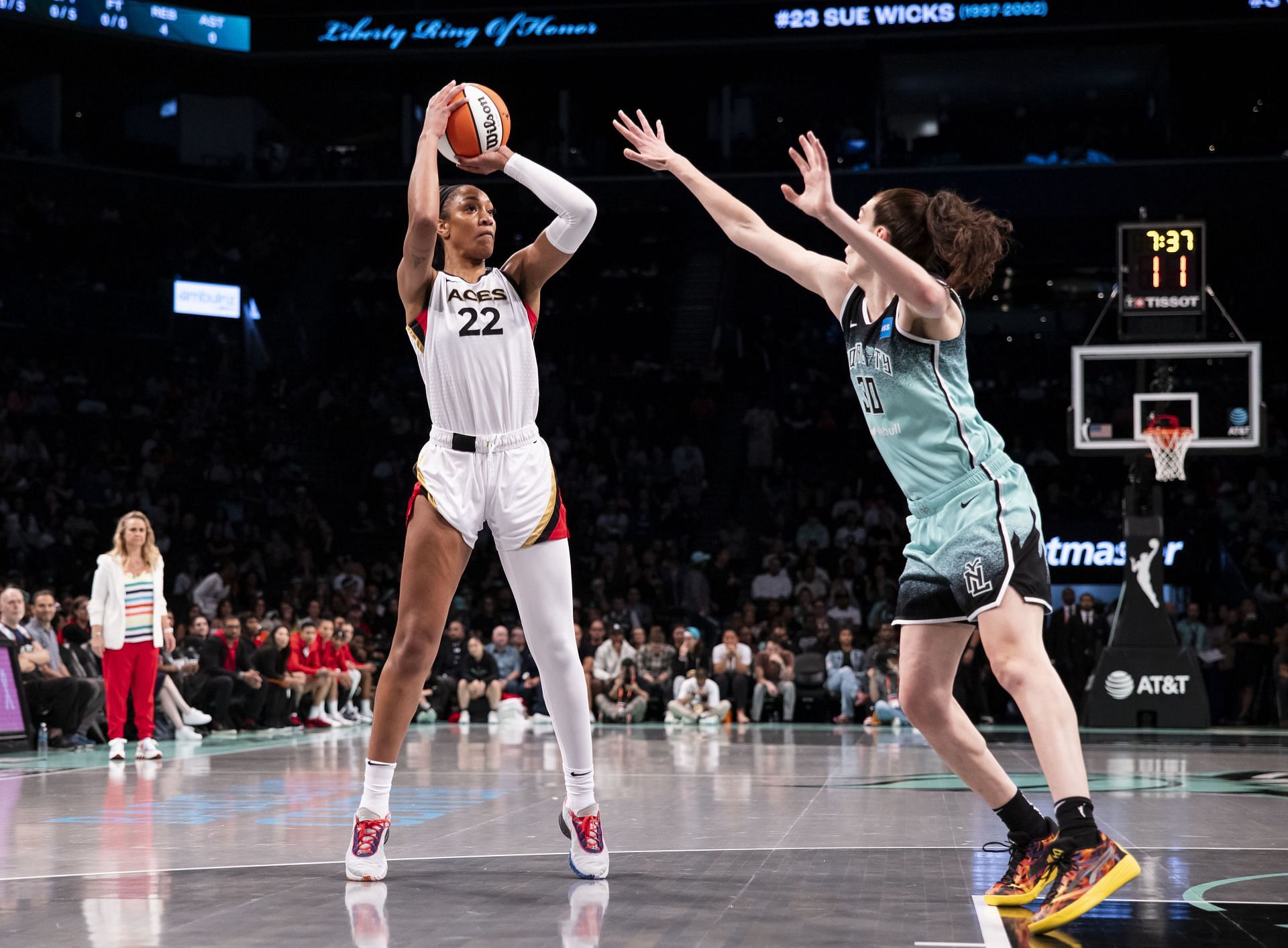 Las Vegas Aces vs New York Liberty Starting Lineups and Depth Charts