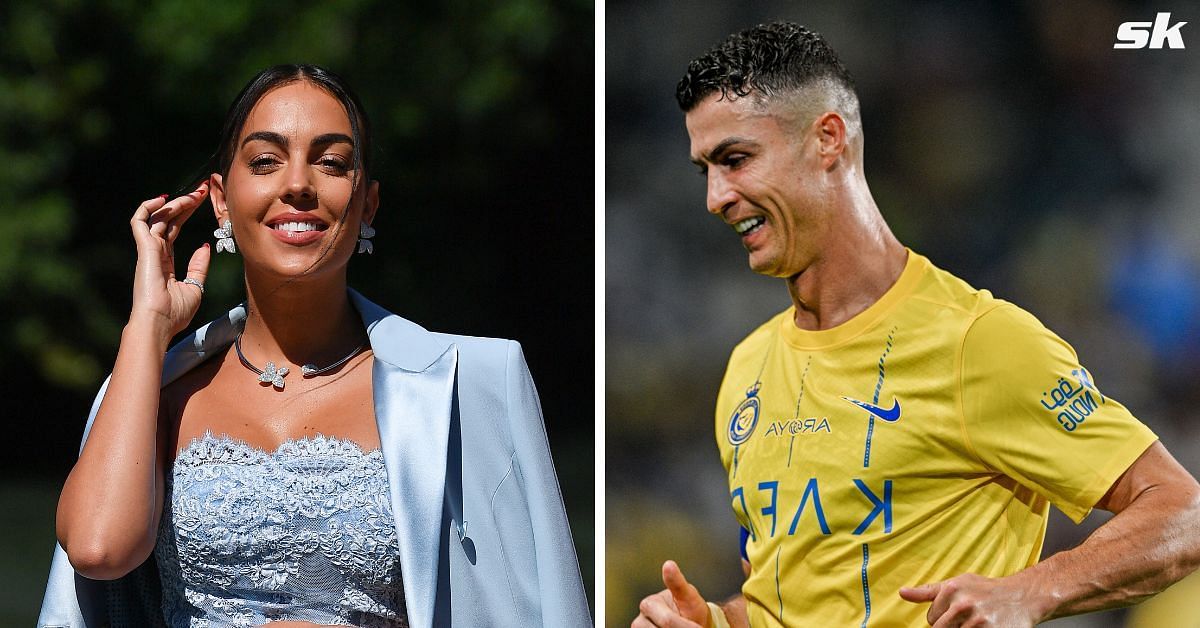 Georgina Rodriguez (left) &amp; Cristiano Ronaldo (right)