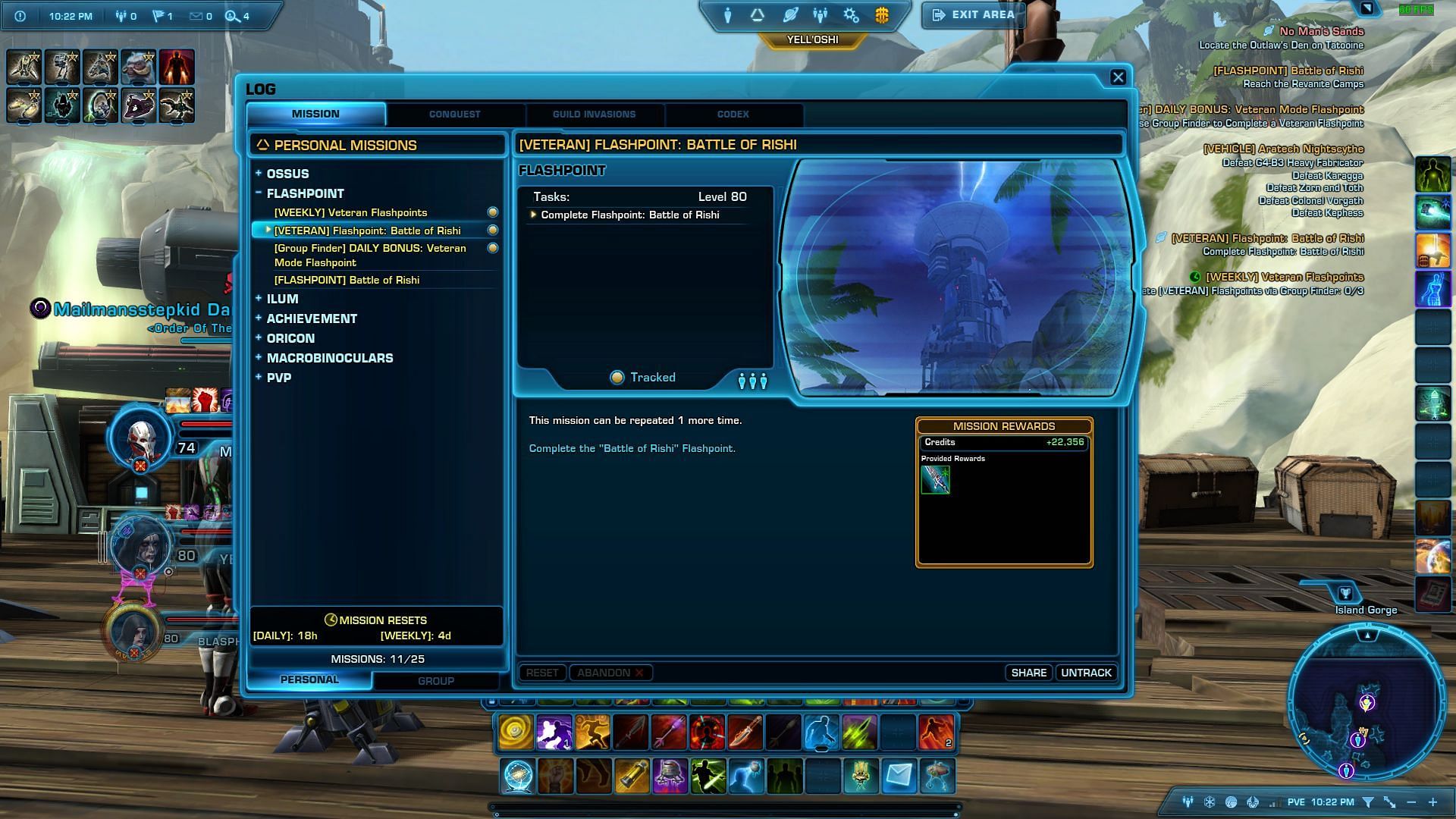 Veteran Flashpoints are a quick way to earn credits in SWTOR (Image via Electronic Arts)