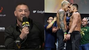 Conor McGregor finds a fan in Chael Sonnen following his reaction to Oliveira vs. Chandler: "When the real CM shows up, it’s refreshing"