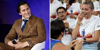 WATCH: Italian para-athlete Alessandro Ossola proposes to his girlfriend Arianna in a packed Stade de France at the Paris Paralympics