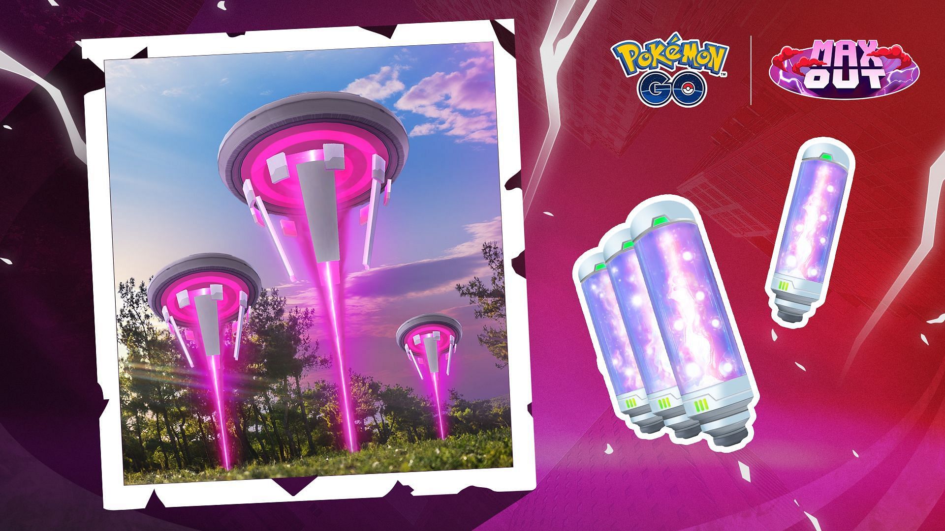 Power Spots and Max Particles as seen in Pokemon GO (Image via Niantic) 