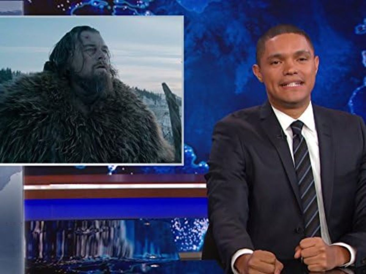 Still from The Daily Show (Image via Ark Angel)