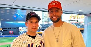 In Pictures: Steph Curry spotted at Red Sox vs Mets game in New York