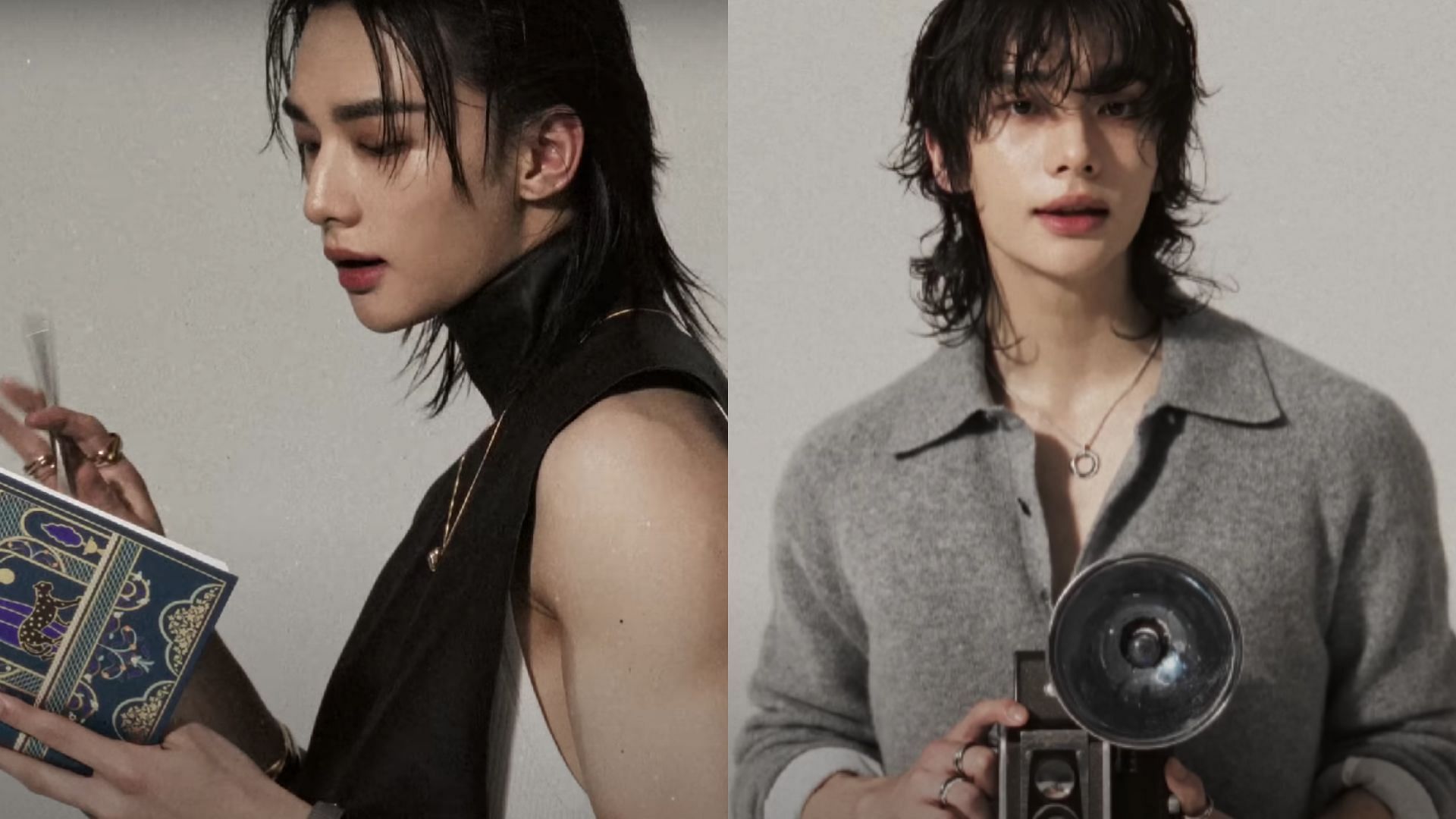 Hyunjin shines for Cartier X Esquire Korea (Images via YouTube/ESQUIRE Korea)