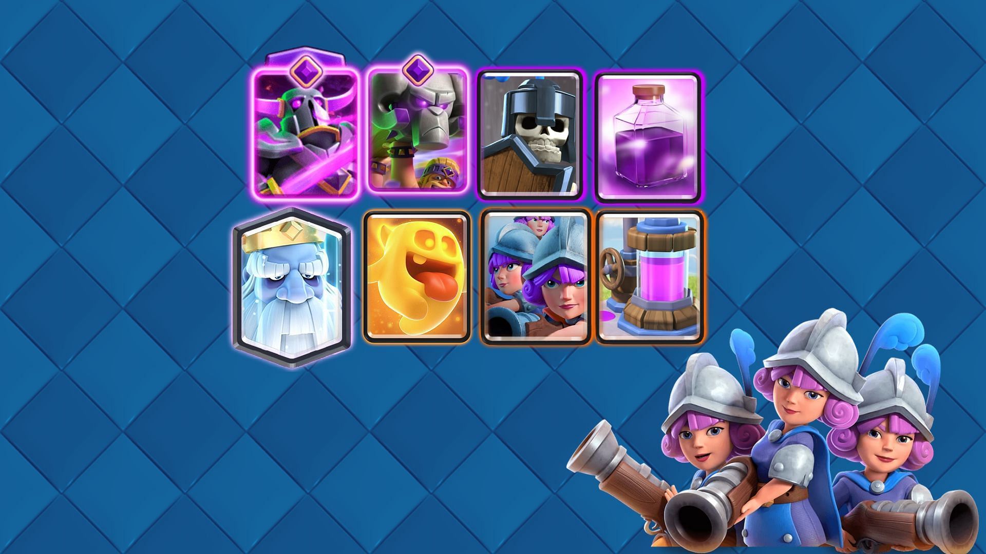 Elixir Collector is often used in Three Musketeers decks in Clash Royale (Image via Supercell)