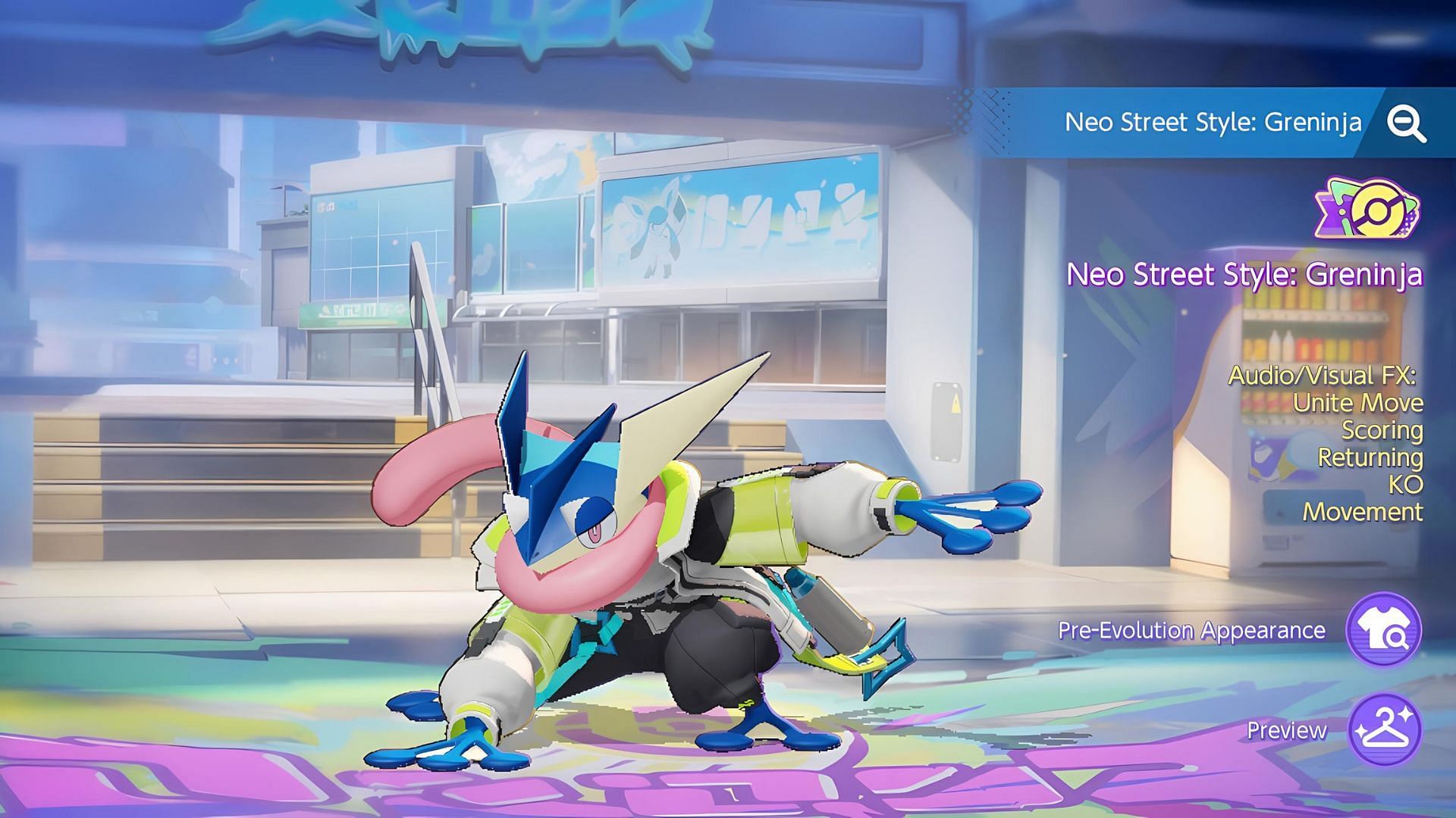 Neo Street Style: Greninja (Image via The Pokemon Company)