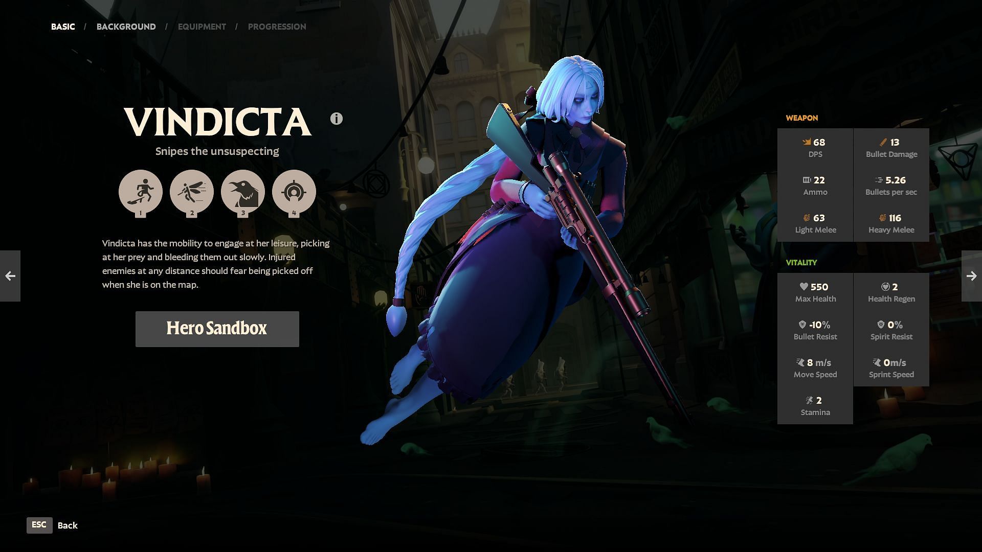 Vindicta in Deadlock (Image via Valve)