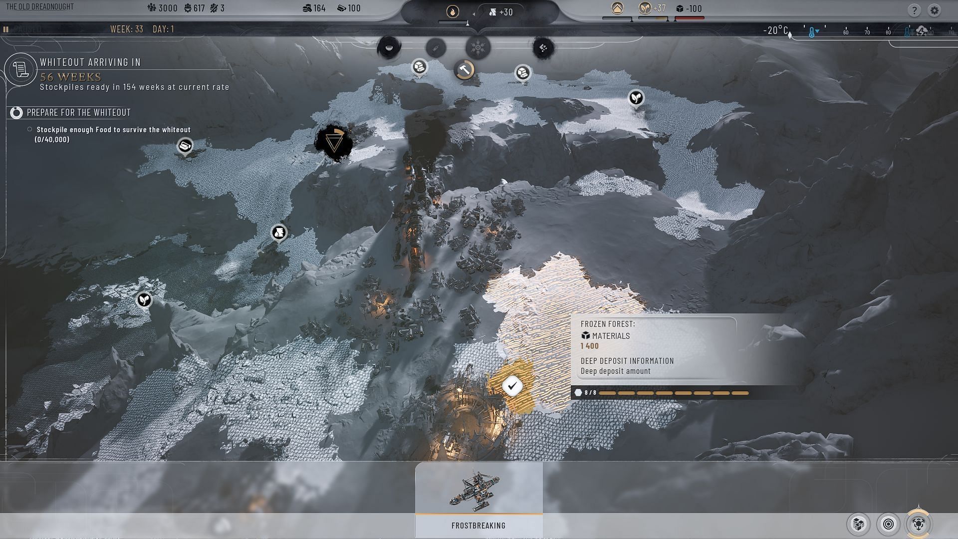 Use Frostbreaking to open up new Districts and Extraction areas (Image via 11 bit studios)