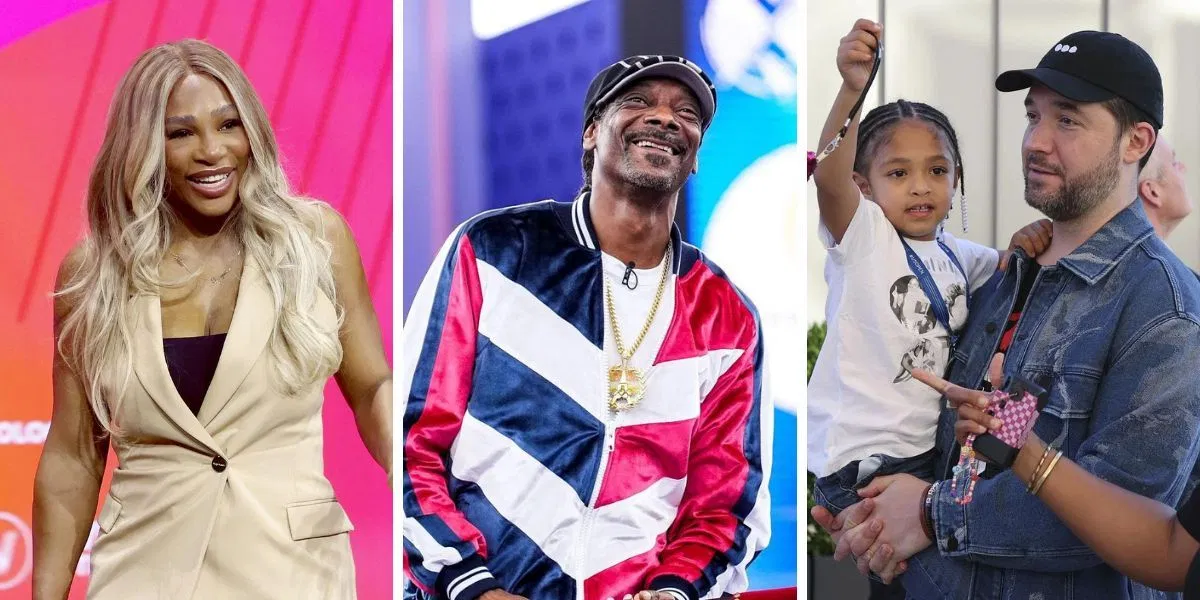 [From L-R] Serena Williams, Snoop Dogg and Williams