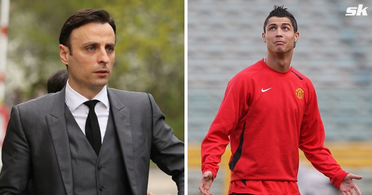 Dimitar Berbatov (left) and Cristiano Ronaldo (right) (both images via Getty)