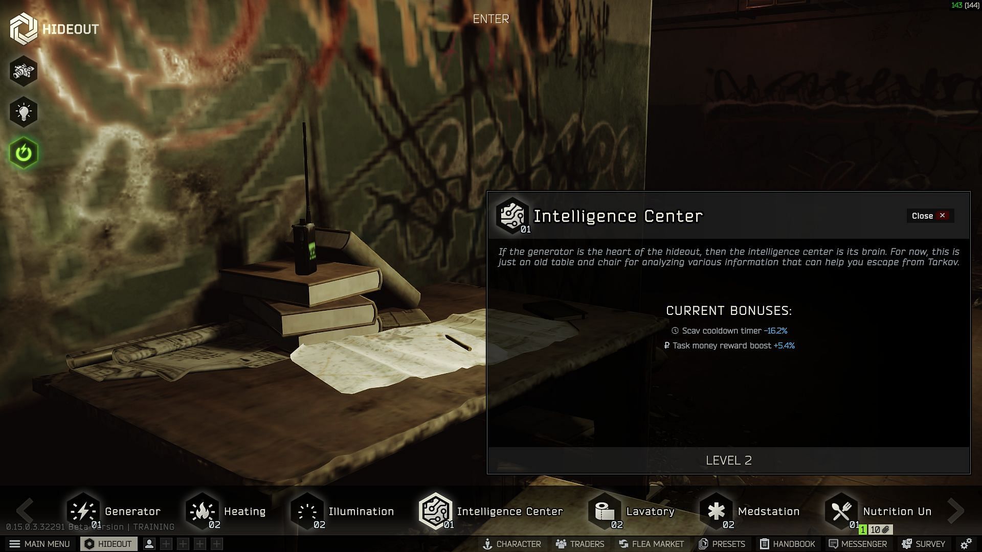 Intelligence Center in Getting Acquainted in Escape from Tarkov (Image via Battlestate Games)