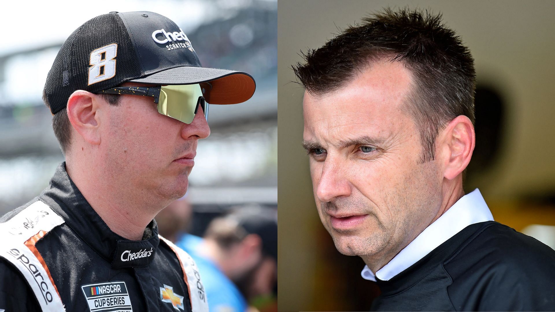 Kyle Busch [left], Rodney Childers [Right]