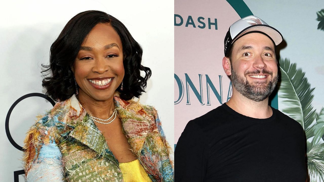 Shonda Rhimes and Alexis Ohanian (Images via: Both Getty)