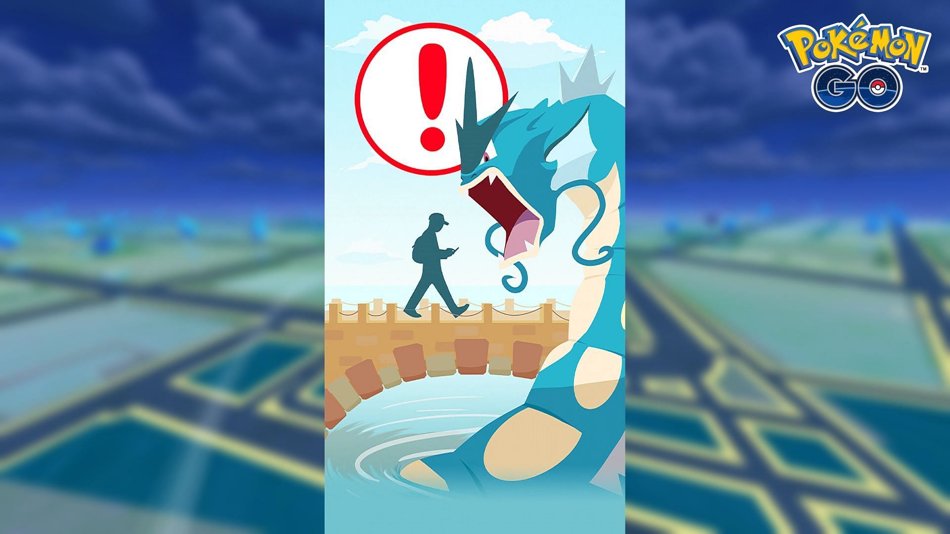 This was the first loading artwork ever introduced to Pokemon GO (Image via Niantic)