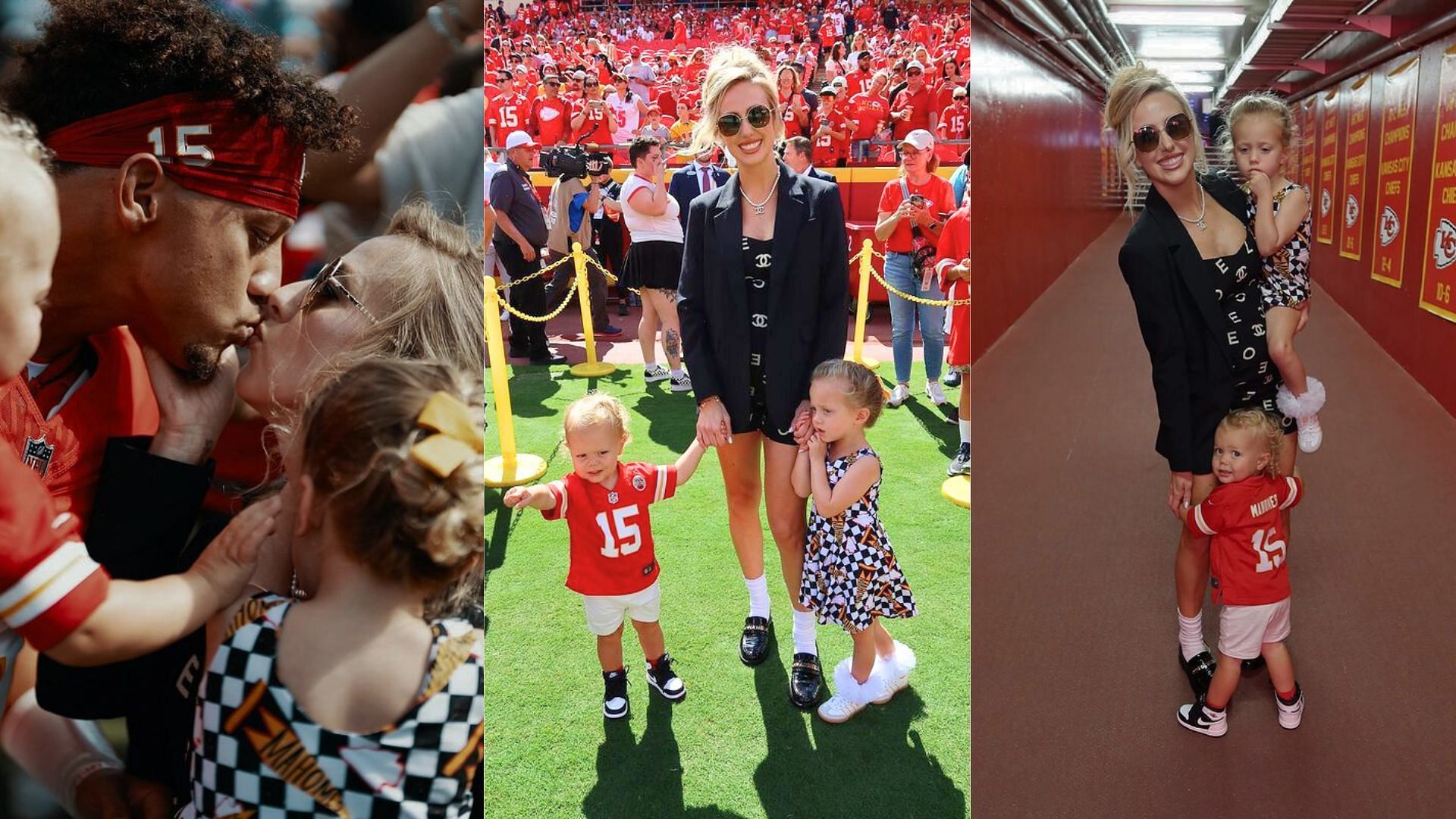 Patrick Mahomes and his family at the Chiefs-Bengals Week 2 clash (Image credit: @brittanylynne IG)