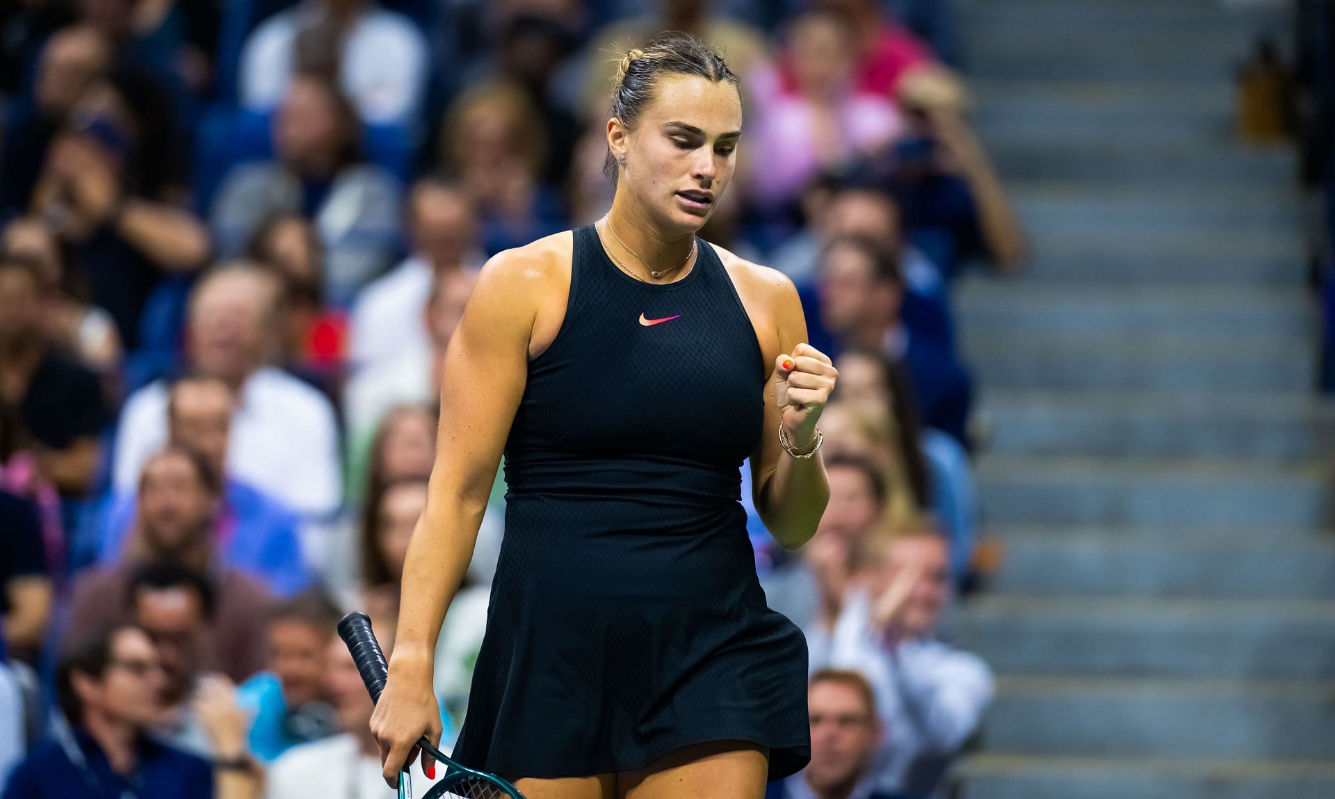 Aryna Sabalenka in action at the US Open (Source: Getty)