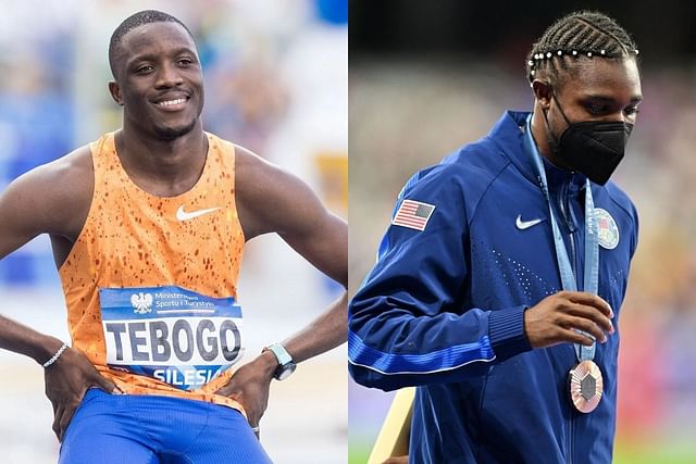 Letsile Tebogo and Noah Lyles - Getty 