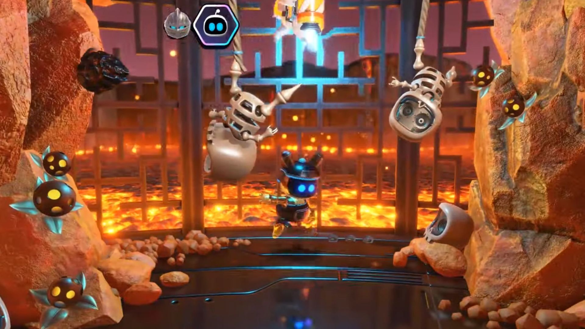 Bot number 6 of Astro Bot Cannon Brawl (Image via Sony Interactive Entertainment)