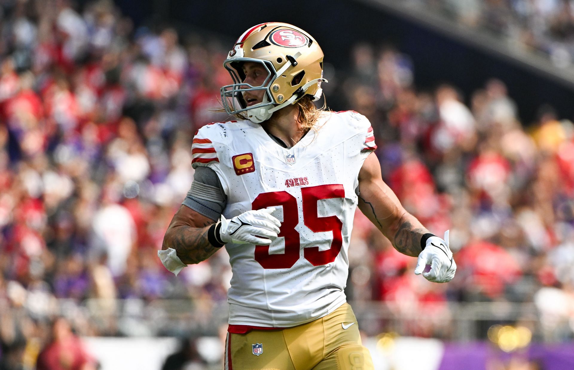 George Kittle: San Francisco 49ers v Minnesota Vikings - Source: Getty