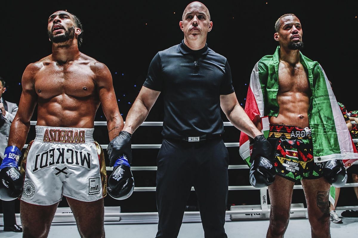 Alexis Nicolas determined to stay as ONE lightweight kickboxing king. -- Photo by ONE Championship