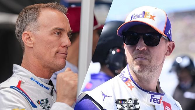 "What in the hell are we doing?": Kevin Harvick questions Denny Hamlin's Atlanta strategy amid Toyota woes