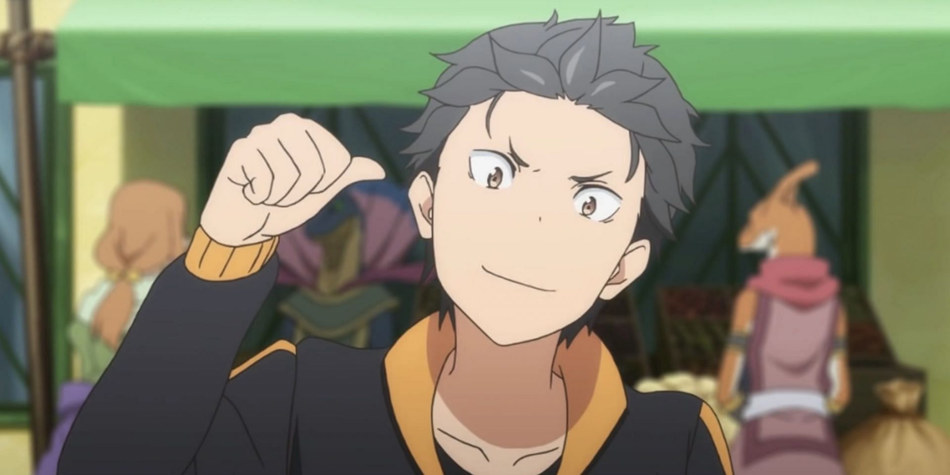 Natsuki Subaru as seen in anime (Image via White Fox)