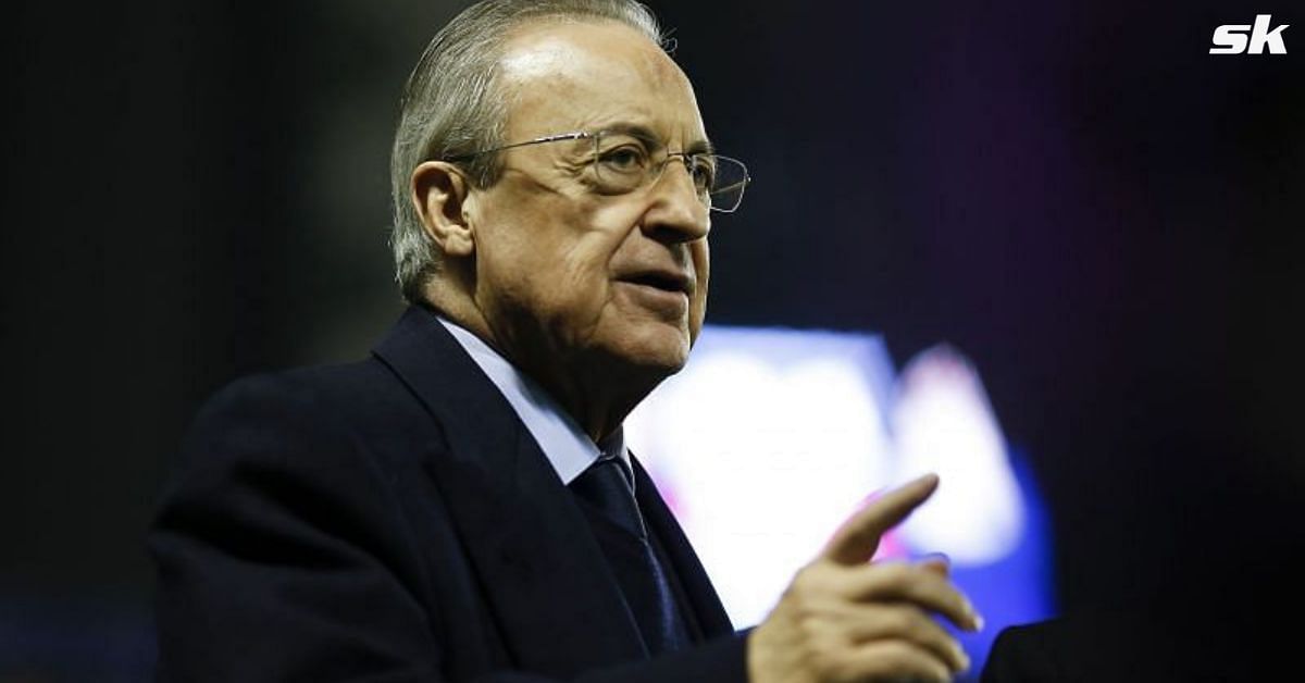 Real Madrid president Florentino Perez