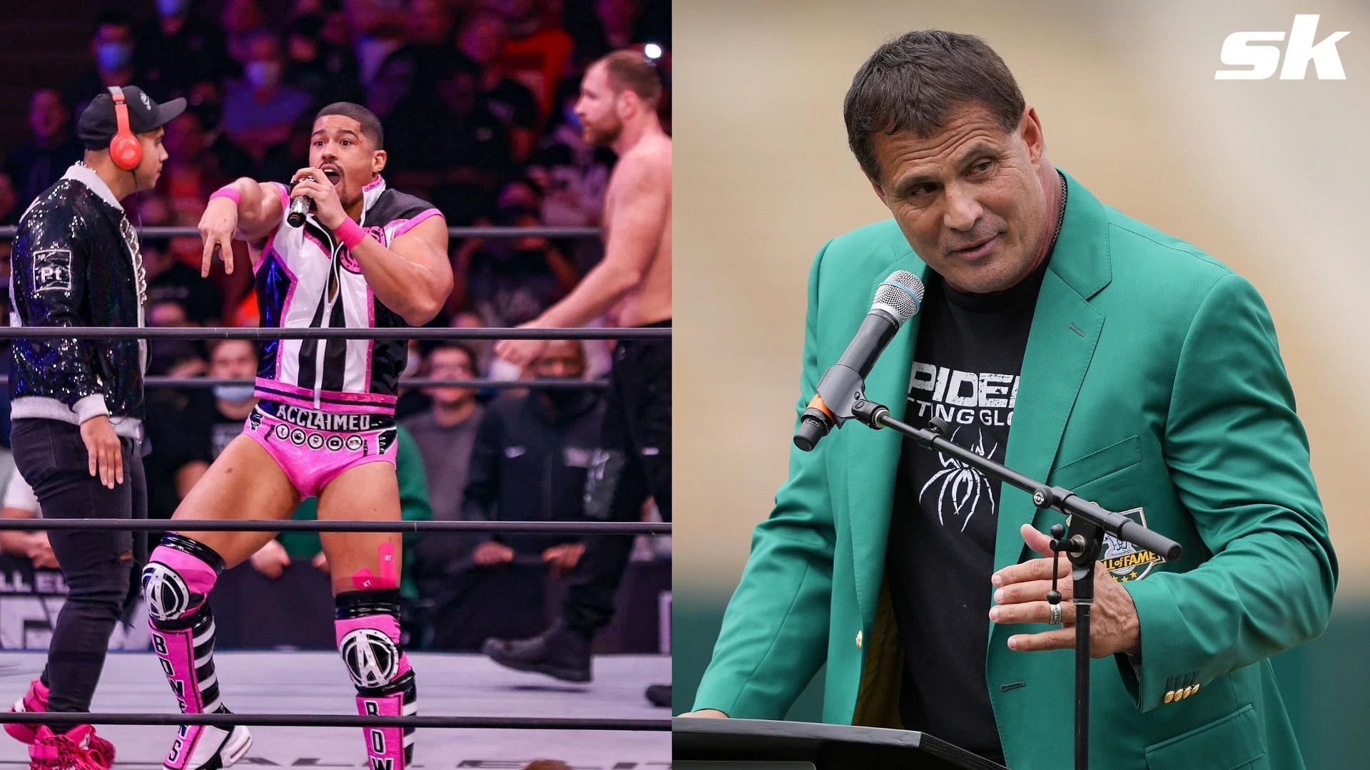 AEW star Anthony Bowens challenges Jose Canseco to home run derby or potential match (Photo Source: IMAGN/Getty)