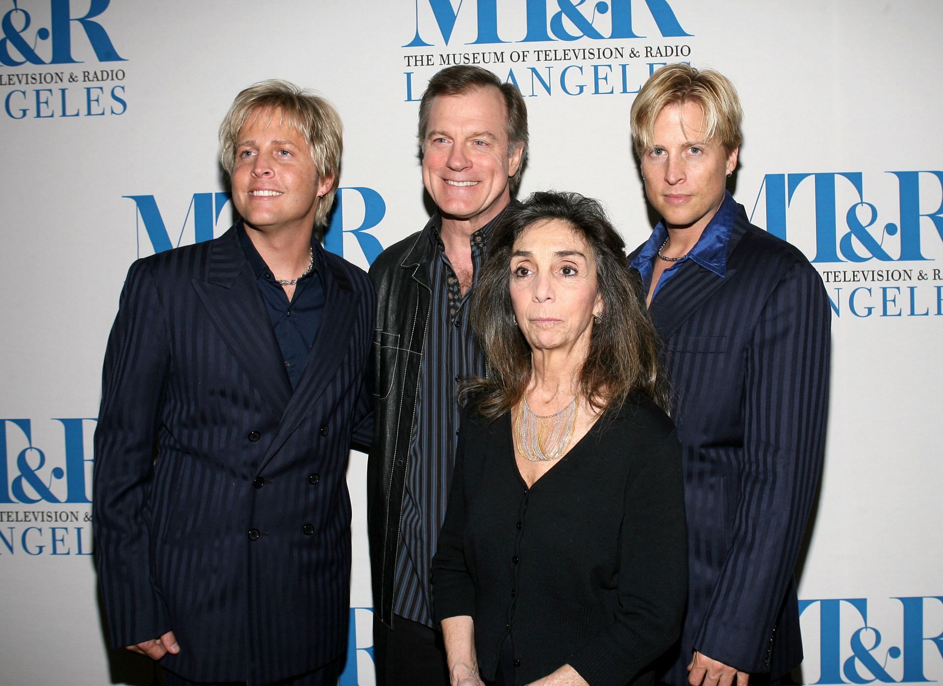 Matthew Nelson, Stephen Collins, Lynne Littman and Gunnar Nelson in 2006 (Image by M. Phillips/WireImage/Getty)